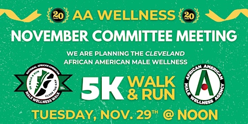 2023 Cleveland AA Wellness Walk November Planning Committee Meeting