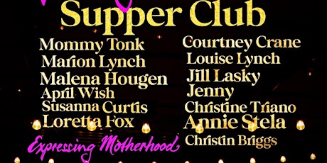 Expressing Motherhood Supper Club
