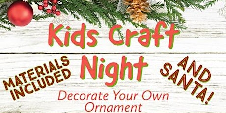 Kids Craft Night- Decorate your own ornament