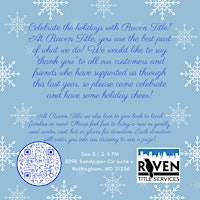 Raven Title Holiday Open House