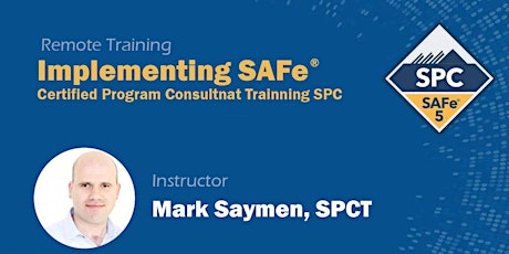 Certified SAFe® Program Consultant training SPC