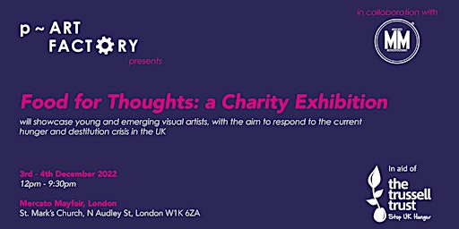 Food for Thoughts: a Charity Exhibition
