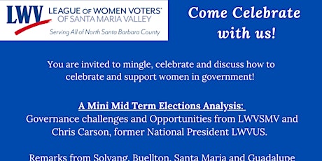 LWVSMV  -  Holiday Brunch & Mid Term Election Analysis