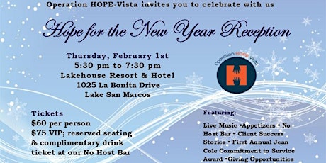 Hope for the New Year Reception primary image