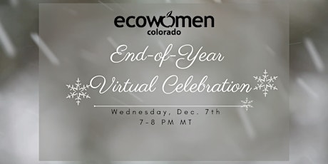 CO EcoWomen End-of-Year Virtual Celebration