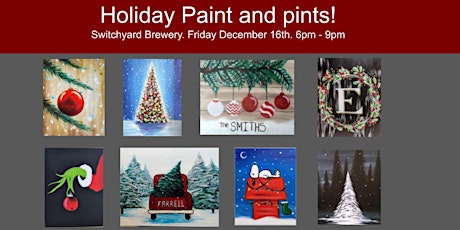 Holiday paint and pints!