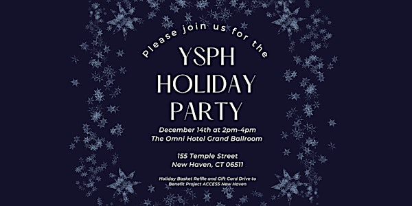 Yale School of Public Health Holiday Party