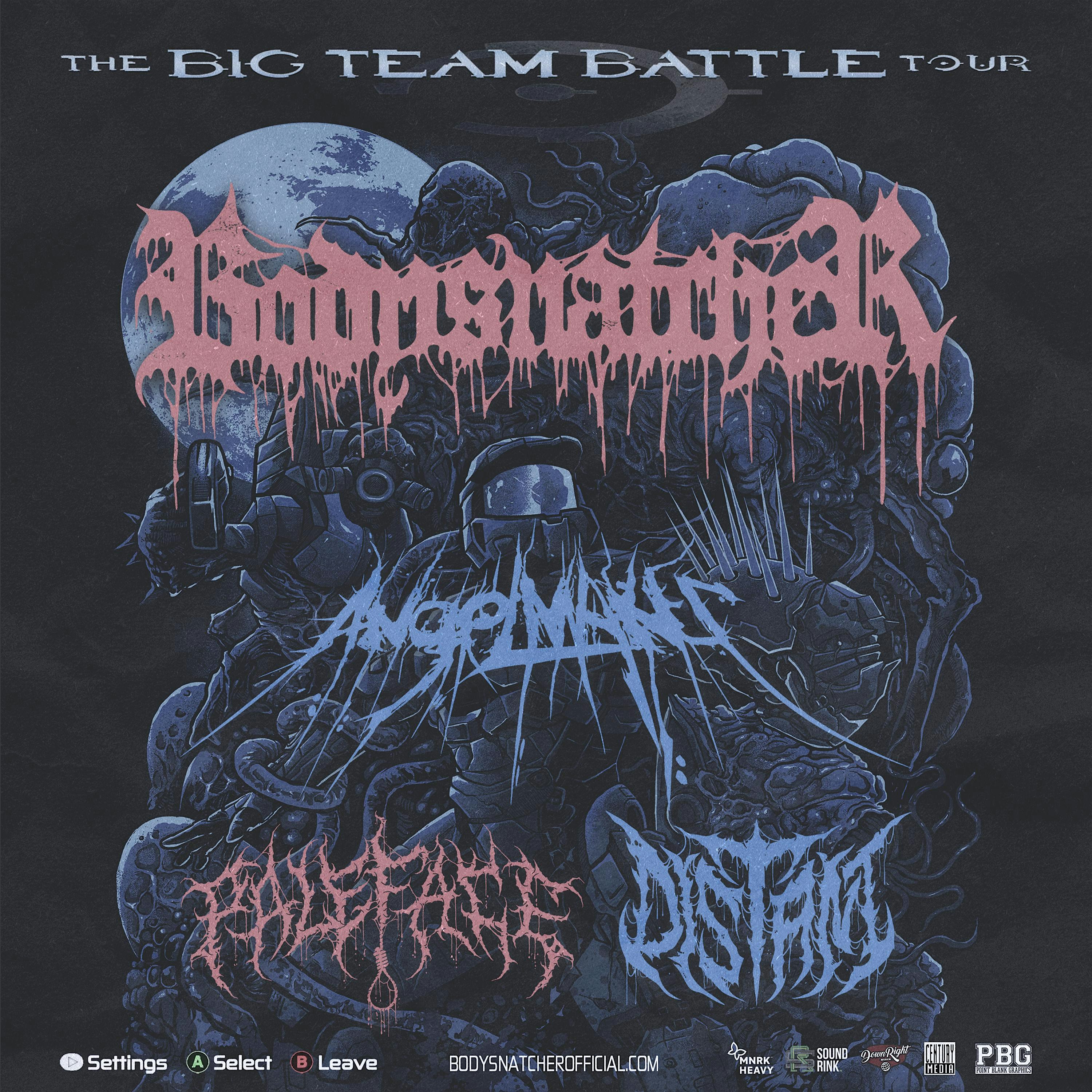 Bodysnatcher, Angelmaker, Paleface, Distant, and Bottomfeeders in Orlando at the Abbey