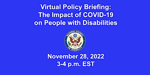 The Impact of COVID-19 on People with Disabilities