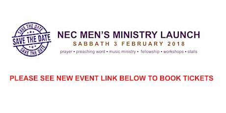 "No Man Left Behind" - Men's Ministry Launch Event primary image