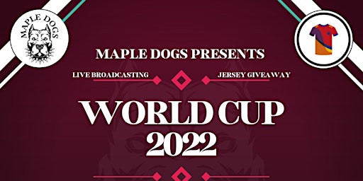 WORLD CUP 22 WATCH PARTY & JERSEY GIVEAWAY