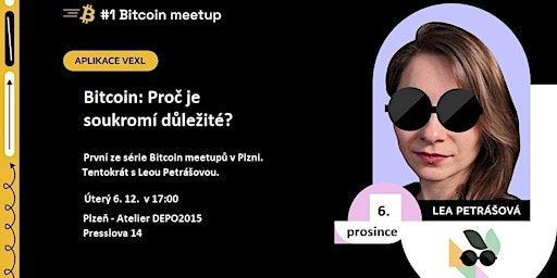 Plzeň - Bitcoin meetup #1 Bitcoin:  Proč je soukromí důležité?