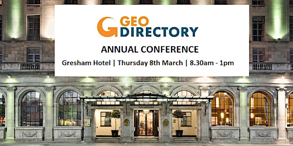 GeoDirectory Annual Conference - The Future of Data