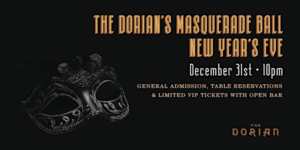 The Dorian's Masquerade Ball New Year's Eve Party