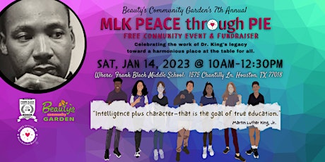 MLK 7th Annual PEACE through PIE Event & Fundraiser
