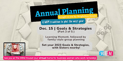 Annual Planning Day w/ Business Sisters (Part 3 of 5) | Goals & Strategies