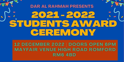 Dar Al Rahmah Award Ceremony