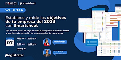 Establece y mide los objetivos de tu empresa del 2023 con Smartsheet