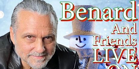 Maurice Benard and Friends, LIVE on the ZOOM stage- Sun, Dec. 18th