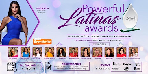 Powerful Latinas Awards Miami 2022