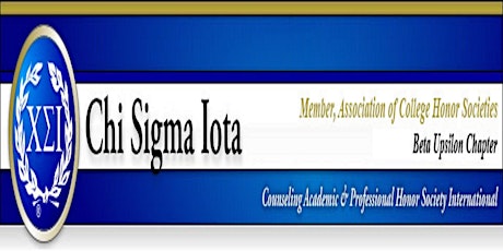 Beta-Upsilon Chapter, Chi Sigma Iota: Induction & Recognition Ceremony
