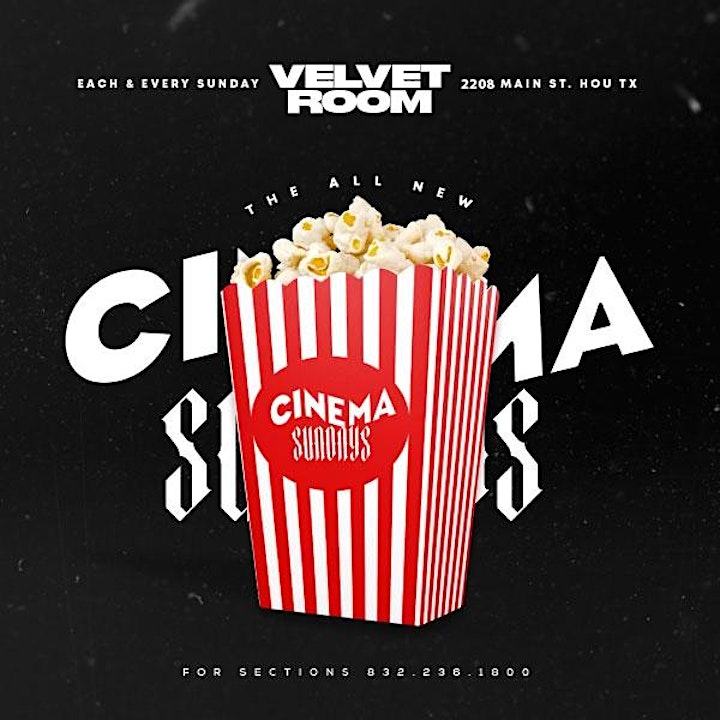 Cinema Sundays | Velvet Room | All New SUNDAY NIGHT Venue image