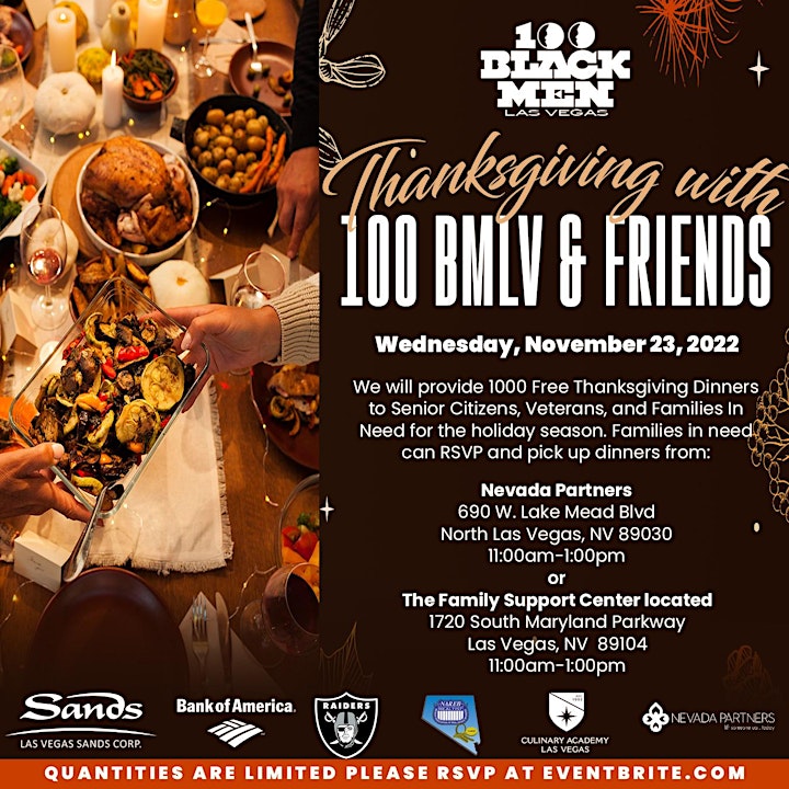 Thanksgiving with the 100 Black Men of Las Vegas and Friends image