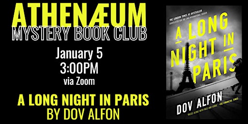 Athenaeum Mystery Book Club: A Long Night in Paris