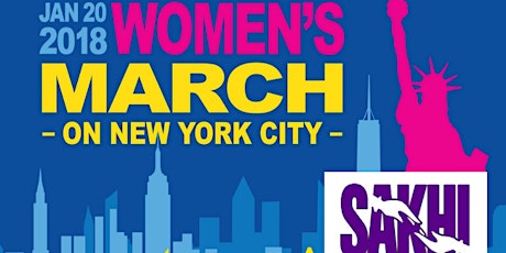#StandWithSakhi at the 2018 Women's March on NYC 