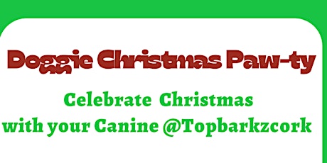 Topbarkz Christmas doggie paw-ty 6-12months