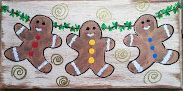 Online Family Paint Night- Gingerbread Men!