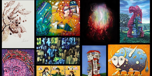 Art Exhibit: "10 artists, 10 countries, 10 styles."  Private tour