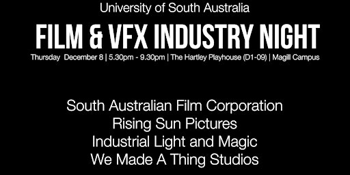 2022 UniSA Film and VFX Industry Night