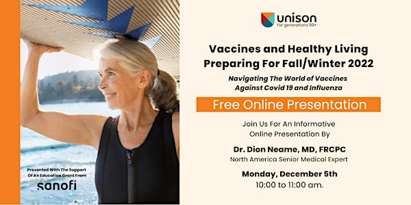 Vaccines and Healthy Living - Preparing for Fall/Winter 2022