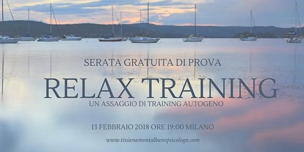 Relax Training: lezione prova di training autogeno