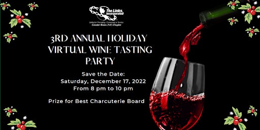 3rd Annual Holiday Virtual Wine Tasting Party