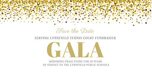 Serving Lynnfield's Gala: Honoring Craig Stone