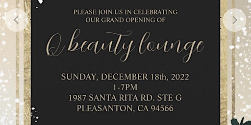 Grand Opening of Q beauty lounge