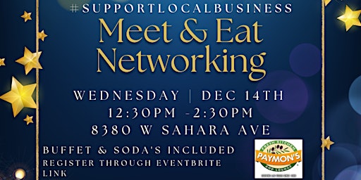 #Supportlocalbusiness Meet & Eat Networking