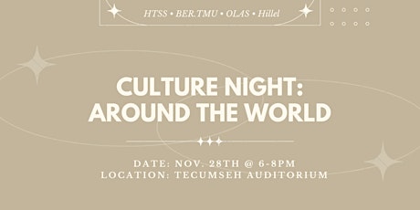 Culture Night: Around the world primary image