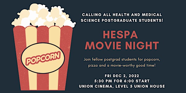 HeSPA Movie Night Registration