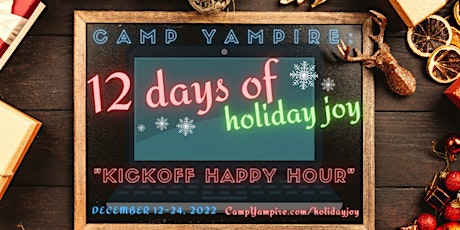 12 Days of Holiday Joy: Kickoff Happy Hour!