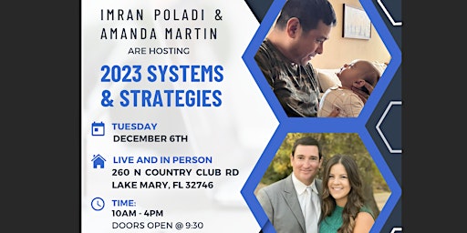 2023 Systems & Strategies - Imran Poladi & Amanda Martin