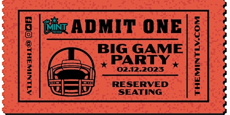 The Mint Big Game Party 2022
