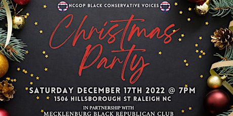 NC Black Conservative Voices 2022 Christmas Party