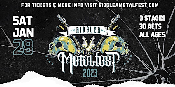 Ridglea Metalfest 2023-Featuring Lockjaw with 30 bands on 3 stages!