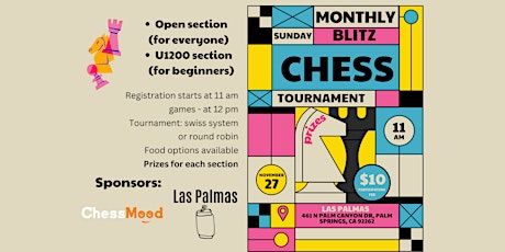 MONTHLY BLITZ CHESS TOURNAMENT IN LAS PALMAS