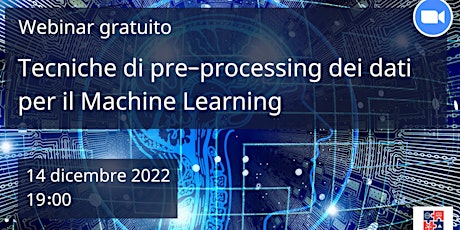 Webinar - Tecniche di pre-processing dei dati per il Machine Learning