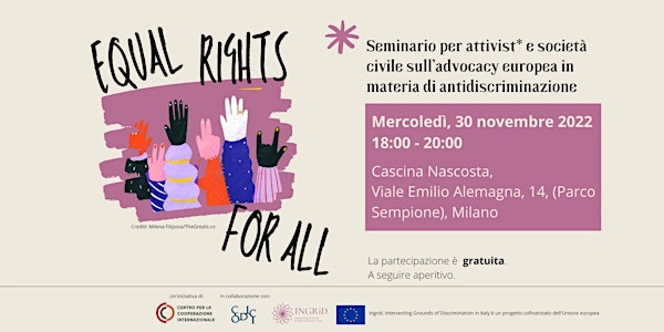 Seminario gratuito "Equal rights for all"