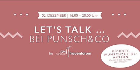 Let's talk … bei Punsch + Co